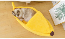 Load image into Gallery viewer, Funny Banana Cat Bed House Cute Cozy Cat Mat Beds
