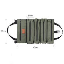 Load image into Gallery viewer, Canvas Foldable roll pack Tool bag suspension Multi-function Car Hanging bag
