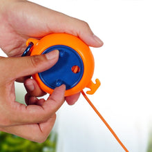 Load image into Gallery viewer, Non-Hole Clothesline Retractable Portable Travel Drying Rack
