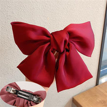 Load image into Gallery viewer, Big Bows Barrette Headband Fabric Elastic Hair Bands
