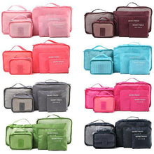 Load image into Gallery viewer, 6 Pieces / set travel bag portable waterproof storage bag
