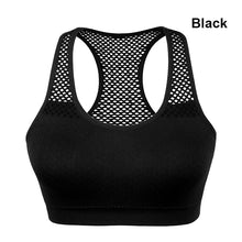 Load image into Gallery viewer, Quick drying mesh  Top shockproof fitness women&#39;s bra removable cushion
