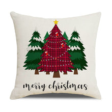 Load image into Gallery viewer, A set of 4-piece 18x18in Christmas Pillow Covers
