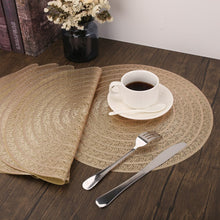 Load image into Gallery viewer, 4PCS PVC Placemat for Dining Table Hollow Pad Coaster Pads Table Bowl Mats
