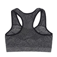 Load image into Gallery viewer, Quick drying mesh  Top shockproof fitness women&#39;s bra removable cushion
