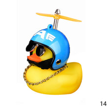 Load image into Gallery viewer, With Helmet Broken Wind Small Yellow Duck  Bike Motor Without Lights
