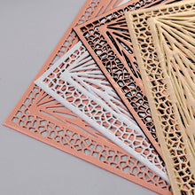 Load image into Gallery viewer, PVC Hollow Rectangular Western Food Mat Home Accessories
