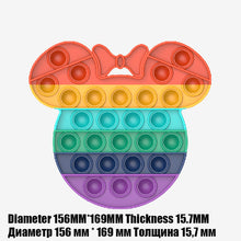 Load image into Gallery viewer, Mickey Mouse silicone extrusion relieves stress and anxiety Toys
