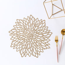 Load image into Gallery viewer, 4PCS PVC Placemat for Dining Table Hollow Pad Coaster Pads Table Bowl Mats
