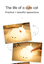 Load image into Gallery viewer, USB rechargeable silicone night light with remote control
