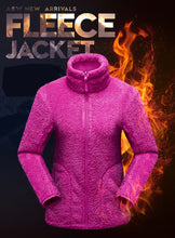 Load image into Gallery viewer, Winter Warm Coats Reversible Polar/Coral Fleece
