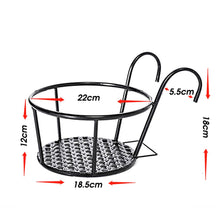 Load image into Gallery viewer, Iron hanging flowerpot portable flowerpot accessories
