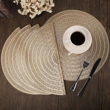 Load image into Gallery viewer, 4PCS PVC Placemat for Dining Table Hollow Pad Coaster Pads Table Bowl Mats
