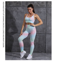 Load image into Gallery viewer, New Tie Dye Seamless Yoga High Waist Leggings Running Workout Clothes
