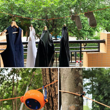 Load image into Gallery viewer, Non-Hole Clothesline Retractable Portable Travel Drying Rack
