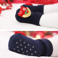 Load image into Gallery viewer, Baby Christmas Socks Winter Thick Terry Socks
