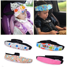 Load image into Gallery viewer, Adjustable sleep locator for head rest of baby car seat
