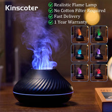 Load image into Gallery viewer, Usb small household appliance air humidifier seven-color flame fragrance machine
