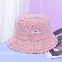 Load image into Gallery viewer, Lamb Faux Fur Bucket Hat Winter Warm Teddy Velvet Hats for Women

