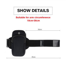 Load image into Gallery viewer, Adjustable light and comfortable outdoor fitness arm bag
