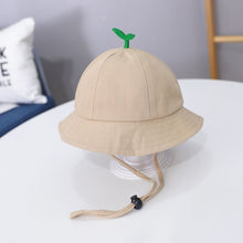 Load image into Gallery viewer, Cartoon grass girl boy solid color breathable children&#39;s Fisherman&#39;s hat
