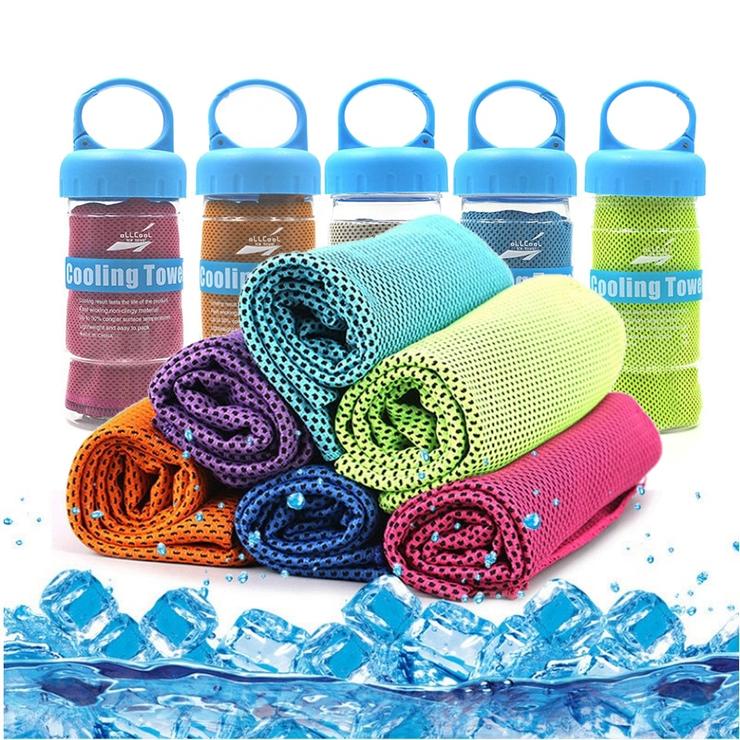 Ice Cold Enduring Running Jogging Gym Chilly Pad Instant Cooling Towel Sports