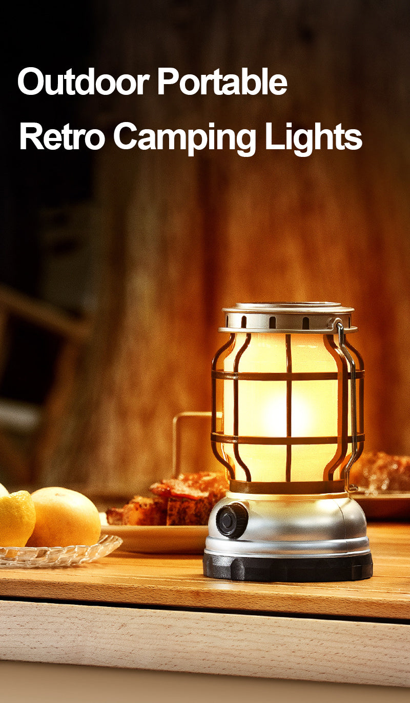 LED rechargeable waterproof portable camping light tent light