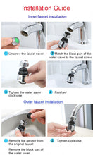 Load image into Gallery viewer, Swivel high-pressure faucet adapter
