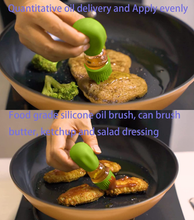 Load image into Gallery viewer, Kitchen Silicone Oil Bottle Baking Grill Oil Brush Dispensing Tool
