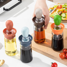 Load image into Gallery viewer, Kitchen Silicone Oil Bottle Baking Grill Oil Brush Dispensing Tool
