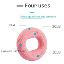 Load image into Gallery viewer, Silicone Adjustable Hand Grip 20-80LB Gripping Ring

