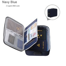 Load image into Gallery viewer, Multifunction Document Storage Bag With Lock
