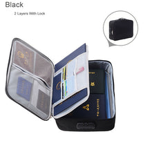 Load image into Gallery viewer, Multifunction Document Storage Bag With Lock
