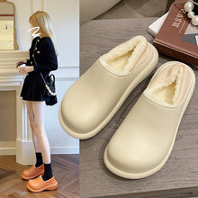Load image into Gallery viewer, Women&#39;s Slippers EVA Sole Waterproof Non-slip Casual Shoes Warm Plush
