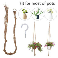 Load image into Gallery viewer, 3 Pack Hanging Garden Plant Pot Net with Hooks
