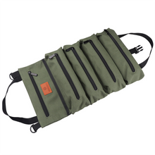 Load image into Gallery viewer, Canvas Foldable roll pack Tool bag suspension Multi-function Car Hanging bag
