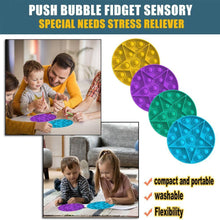 Load image into Gallery viewer, Silicone Push Pop Pop Bubble Sensory Fidget Stress Relief
