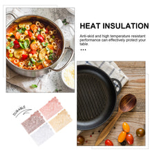 Load image into Gallery viewer, PVC Hollow Rectangular Western Food Mat Home Accessories
