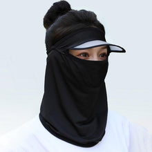 Load image into Gallery viewer, Women Wide Brim Breathable Icy Full Face Covering UV Protection Face Covering
