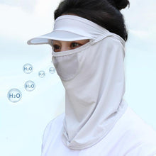 Load image into Gallery viewer, Women Wide Brim Breathable Icy Full Face Covering UV Protection Face Covering
