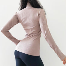 Load image into Gallery viewer, Women Tight Sports Quick Dry Coat Elastic Fit Yoga Coat
