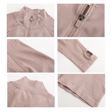 Load image into Gallery viewer, Women Tight Sports Quick Dry Coat Elastic Fit Yoga Coat
